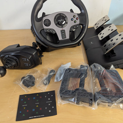 Steering Wheel for PC,Racing Wheel PXN V9 Driving Wheel 270/900 Degree Vibration