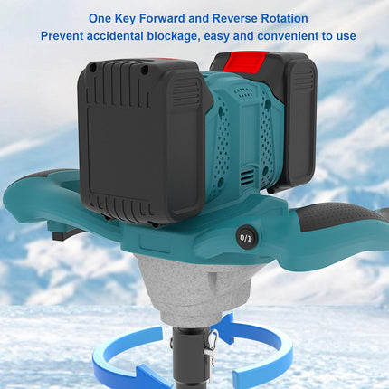(Tool Only) fosa Cordless Electric Ice Auger / Post Hole Digger, 6 Speeds