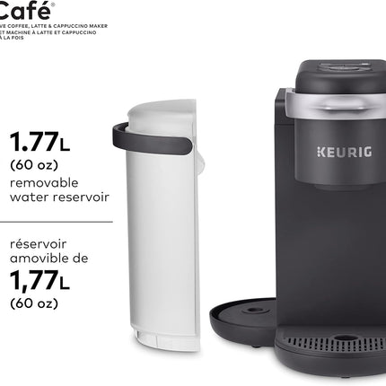 Keurig K-Café Single Serve K-Cup Pod Coffee, Latte and Cappuccino Maker, with Mi