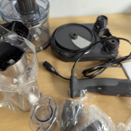 Breville the All in One Immersion Blender BSB530XL, Silver & Black