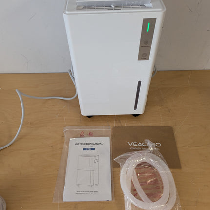 Trazico 21 Pint Dehumidifier for Basement & Home up to 1500 Sq Ft, 3 Smart Modes, 24H Timer, Continuous Drain, Quiet