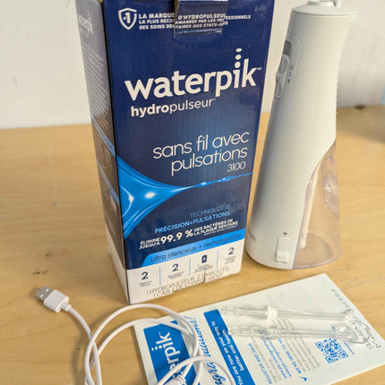 Waterpik Cordless Pulse Rechargeable Portable Water Flosser for Teeth, Gums, Bra