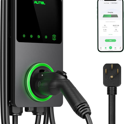 Autel MaxiCharger Home Smart Electric Vehicle (EV) Charger, 40 Amp Level 2 Wi-Fi