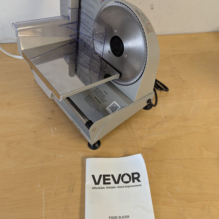 VEVOR 7.5 inch Electric Meat Slicer, 200W Deli Slicer with SUS420 Stainless Steel Blade, 0-0.6 in Adjustable Thickness