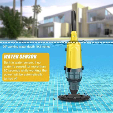 Cordless Handheld Pool Vacuum with 69" Telescopic Pole, Rechargeable Pool Cleane