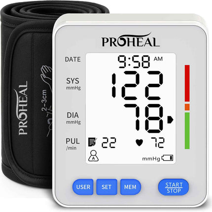 Blood Pressure Monitor for Home Use with Large Upper Arm Cuff - Automatic Talkin