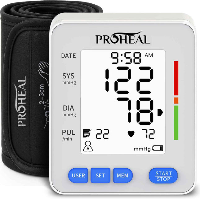 Blood Pressure Monitor for Home Use with Large Upper Arm Cuff - Automatic Talkin