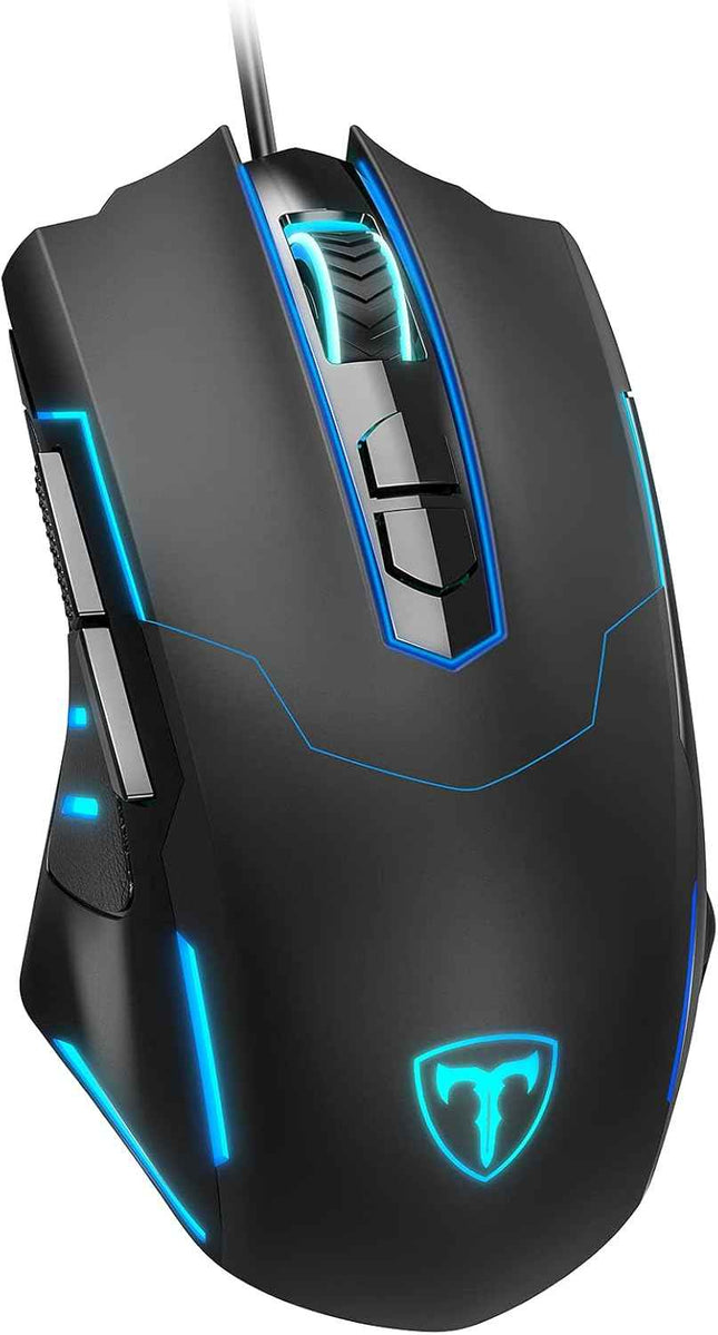Lizsword Wired Gaming Mouse,PC Gaming Mice [Breathing RGB LED] [Plug Play] High-