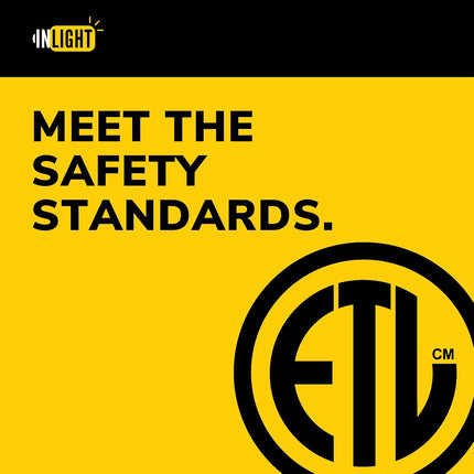 GETINLIGHT 48-inch 3 Color Levels LED Under Cabinet Lighting, Hardwired or Plugg