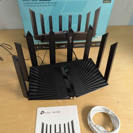 TP-Link AXE7800 Tri-Band Wi-Fi 6E Router (Archer AXE95) - 8-Stream 2.5G Multi-Gi