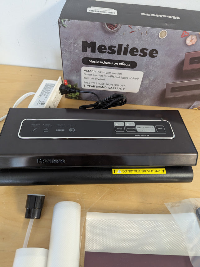 Mesliese Vacuum Sealer Machine Powerful 90Kpa Precision 6-in-1 Compact Vacuum Fo