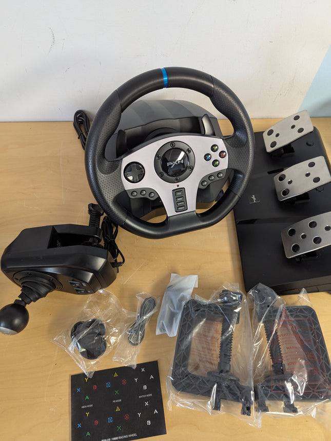 Steering Wheel for PC,Racing Wheel PXN V9 Driving Wheel 270/900 Degree Vibration