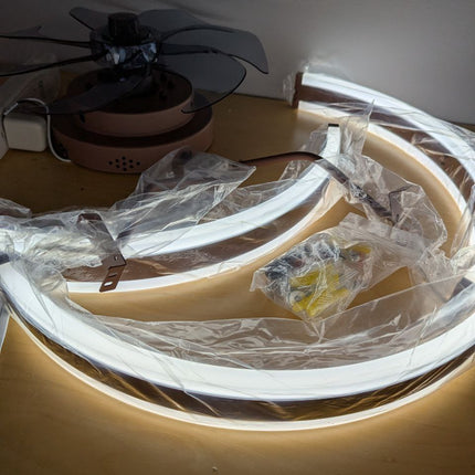 Ceiling Fans with Lights and Remote, 19.7'' Low Profile Ceiling Fans, 3000-6000K