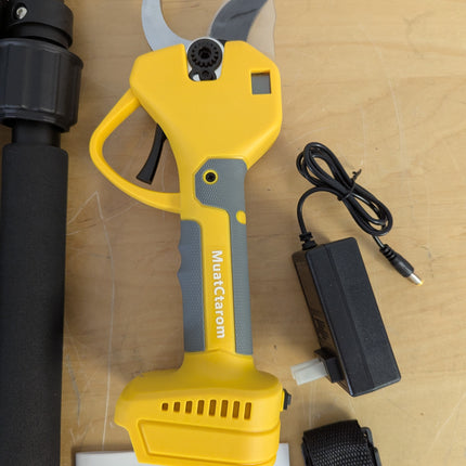 MuatCtarom 2-in-1 Cordless Electric Pruning Shears & 8 ft Pole Pruner, 1000W Brushless with 2 Batteries