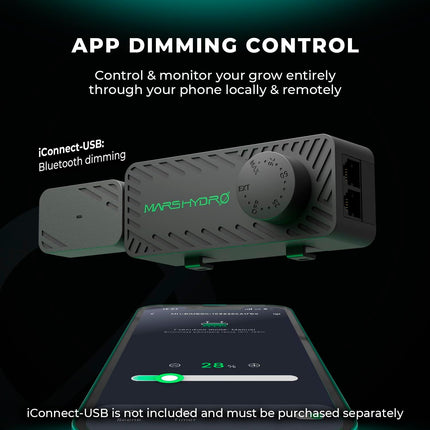 MARS HYDRO FC-E6500 LED Grow Light 5x5ft 730Watt, Full Spectrum Grow Light Bar C