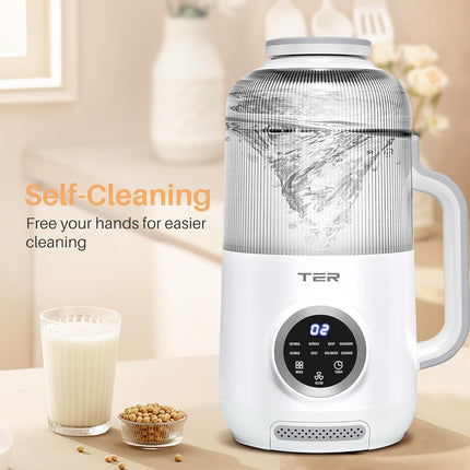 10-in-1 Nut Milk Maker, Electric Bean and Nut Milk Machine, 40oz Soy Milk Maker