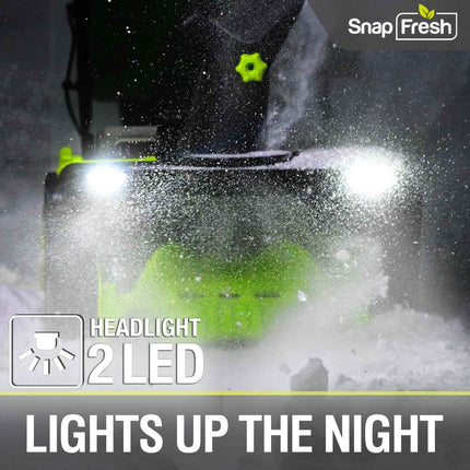 SnapFresh 40V Electric Snow Blower Cordless - 2 x 4.0Ah Battery 20-inch Brushles