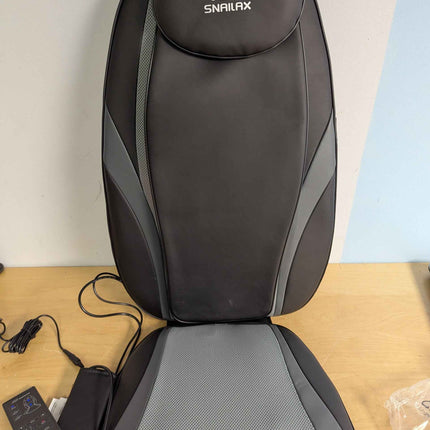 Snailax Back Massager with Heat, Shiatsu Massager Cushion, Massager Chair，Seat M