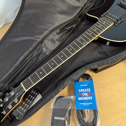 Donner DSC-128 Electric Guitar Kit 39" – Full Size H-H Pickups Solid Body Beginn