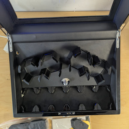 Watch Winder for Automatic Watches, Automatic Watch Winder with Wood Shell Piano