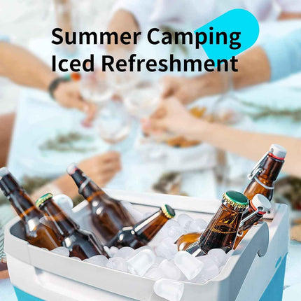 ecozy Portable Ice Maker Countertop, 9 Cubes Ready in 6 Mins, 26.5 lbs in 24 Hou