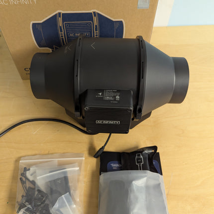 AC Infinity CLOUDLINE A4, Quiet 4” Inline Duct Fan with Speed Controller, EC Mot