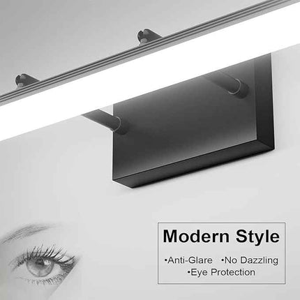 Aipsun 31.5 inch Modern Black Vanity Light Adjustable Bathroom Light Fixtures Ov