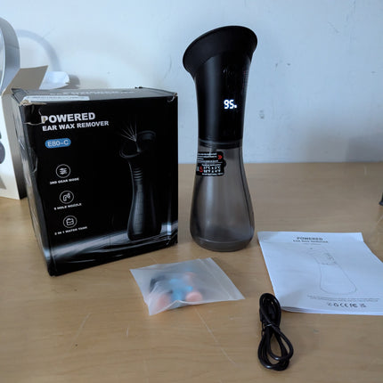Ear Wax Removal with LED Display, Temodu Electric Ear Cleaner, Rechargeable Earw