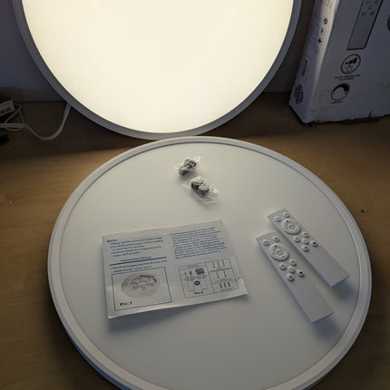FAULTY LED Flush Mount Ceiling Light 20 Inch 40W 4350lm (remotes not working)