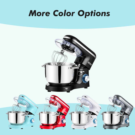 Kitchen in the box Stand Mixer, 6.5QT Kitchen Mixer, 6-Speed 660W Dough Mixer wi