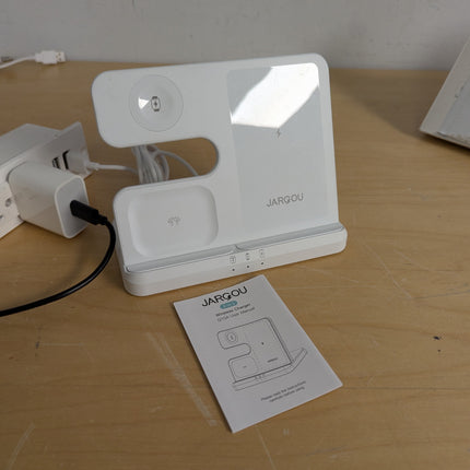 JARGOU 3 in 1 Charging Station for Apple Wireless Charger for iPhone 17 16e 16 1