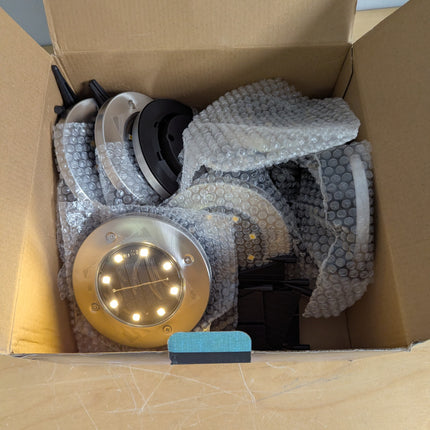 SOLPEX Solar Lights Outdoor Waterproof, 8 Pack Solar Ground Lights, Solar Garden