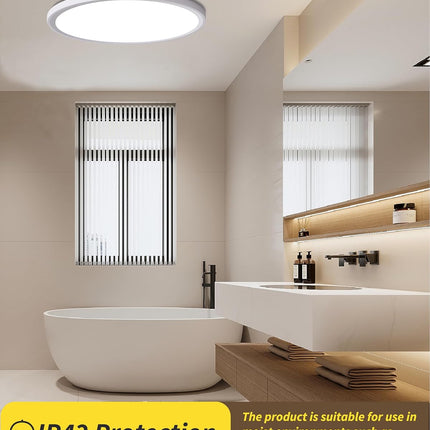 FAULTY LED Flush Mount Ceiling Light 20 Inch 40W 4350lm (remotes not working)