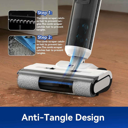 Redroad Wet Dry Vacuum Cleaner,22000Pa Cordless Mop Vacuum All In One with Self-