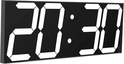 CHKOSDA 18''Digital Wall Clock,Large LED Wall Clock with 6” Numbers, Remote Cont