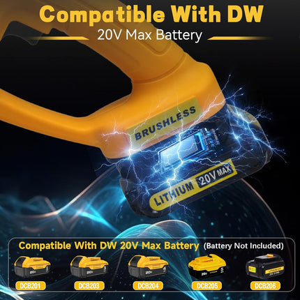 Cordless Snow Shovel Compatible with Dewalt 20V Max Battery, 11" Electric Snow B