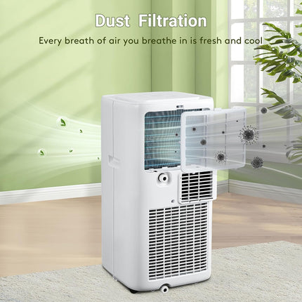 Incomplete — AAOBOSI 8000 BTU Portable Air Conditioner, 4-in-1 WiFi AC with Dehumidifier