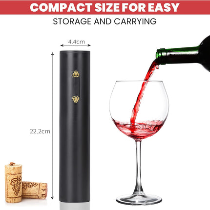 Limud Electric Wine Opener, Automatic Corkscrew with Foil Cutter, Wine Bottle Op