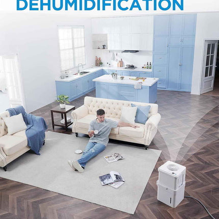 Midea Cube 20 Pint Dehumidifier for Basement and Rooms at Home for up to 1,500 S