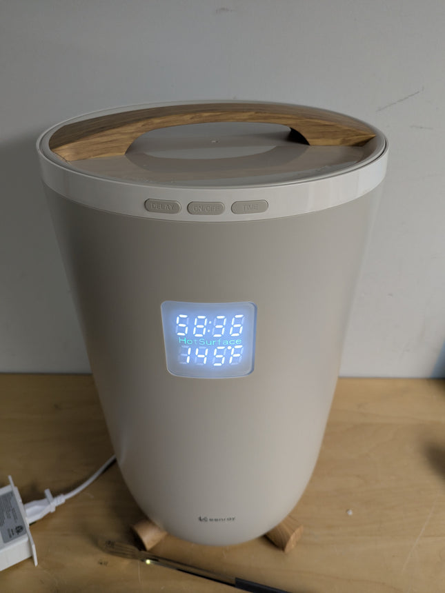 Keenray Towel Warmer Bucket, Large Towel Warmer for Bathroom with Timer, LED Dis