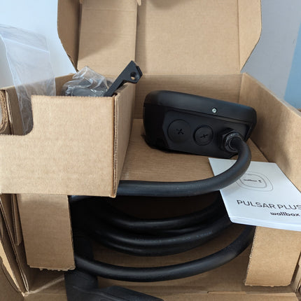 Wallbox Pulsar Plus Level 2 Electric Vehicle Smart Charger - 48 Amp, Ultra-Compa