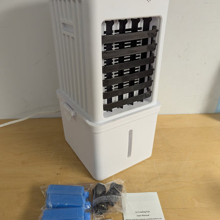 SimerSure 3-in-1 Portable Evaporative Air Cooler with Removable Water Tank, 4 Ice Packs, Timer and Remote Control