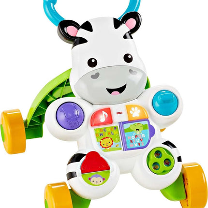 Fisher-Price Learn with Me Zebra Walker, Musical Baby Push Toy