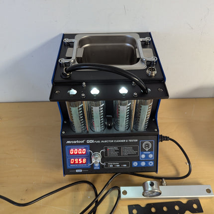 MR CARTOOL V209 GDI Ultrasonic Fuel Injector Cleaner Machine, 4-Cylinder