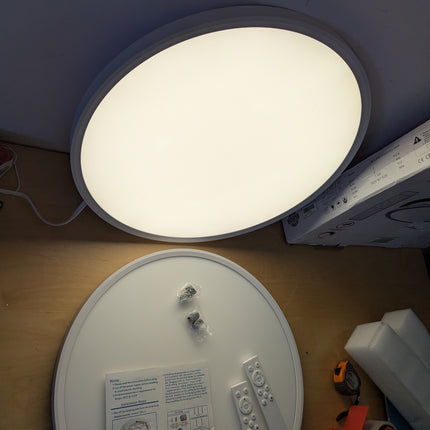 FAULTY LED Flush Mount Ceiling Light 20 Inch 40W 4350lm (remotes not working)