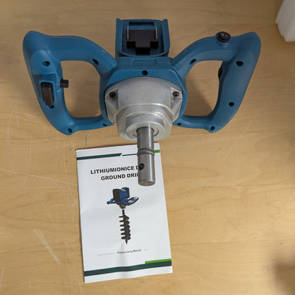 (Tool Only) fosa Cordless Electric Ice Auger / Post Hole Digger, 6 Speeds