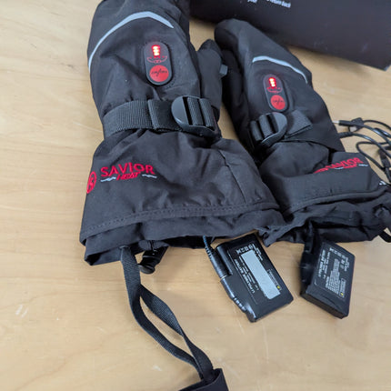 Heated Gloves for Men Women, SAVIOR HEAT Electric Battery Powered Ski Gloves, Re
