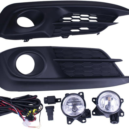 BestParts Fog Lights Kit for Honda Civic 2016-2018, Yellow Halogen 12V 35W with Covers, Wiring & Switch, DOT/SAE Legal