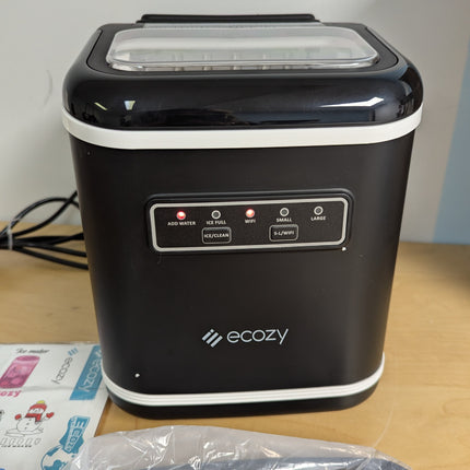 ecozy Smart Ice Makers Countertop, Portable Ice Maker with App Remote & Voice Co