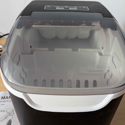 Countertop Ice Maker, 26 lbs/Day ice Production, 2 Sizes, 8 ice Cubes in 6 Minut